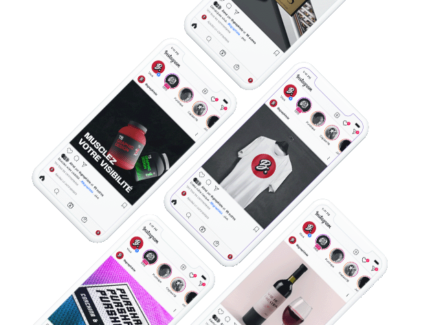 Mockup Phones InstaPost Scene Mockup Phones InstaPost Scene