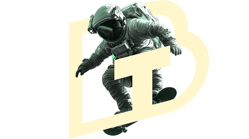 Astronaute Skateboard TB Logo Astronaute Skateboard TB Logo